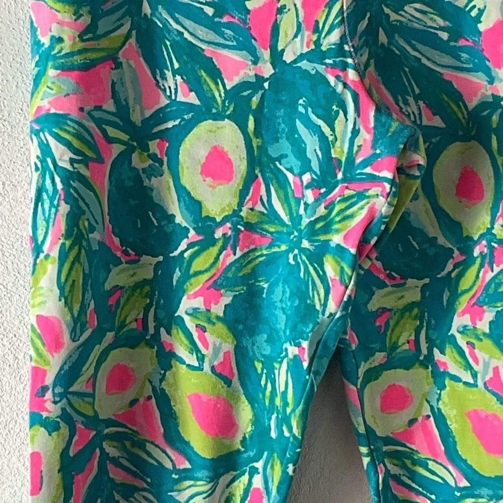 Girls Lilly Pulitzer Guac and Roll print Maia Leggings Sz XL (12/14)